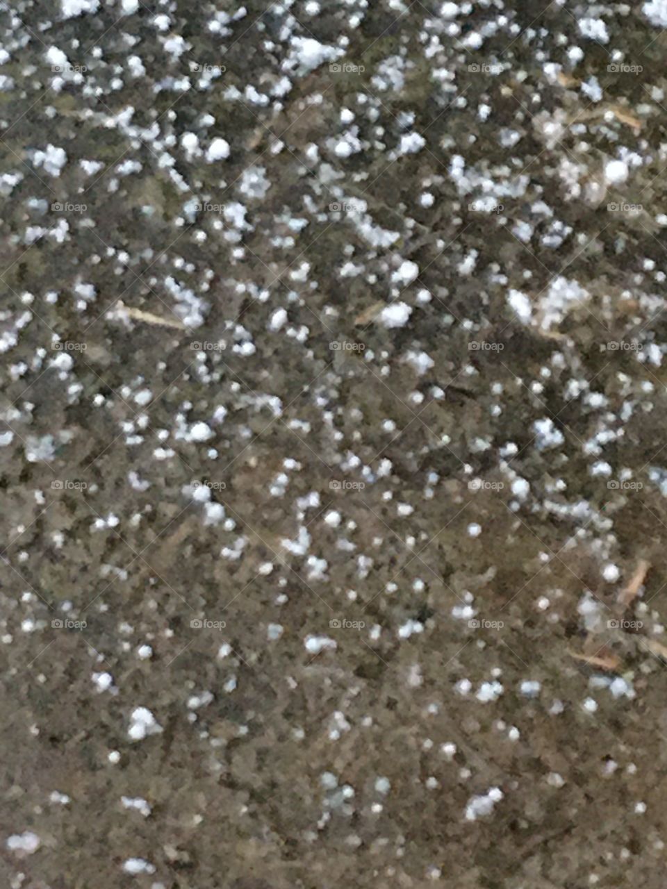 Hail Hail! There was more hail than rain! It was quick it lasted less than five minutes.