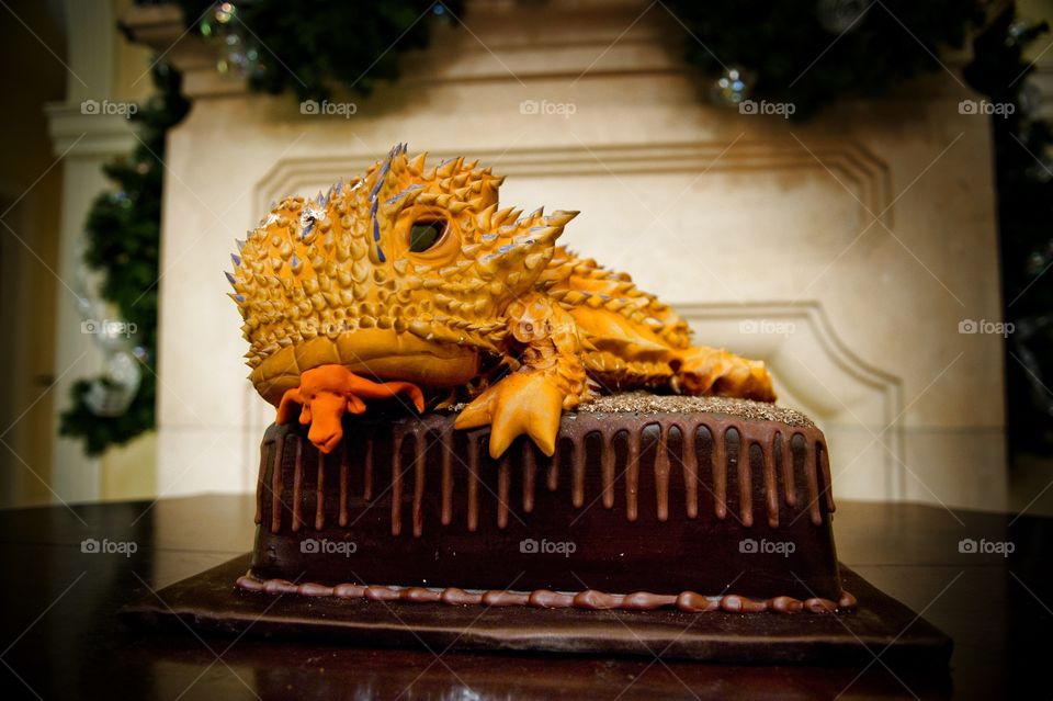 Grooms cake at wedding