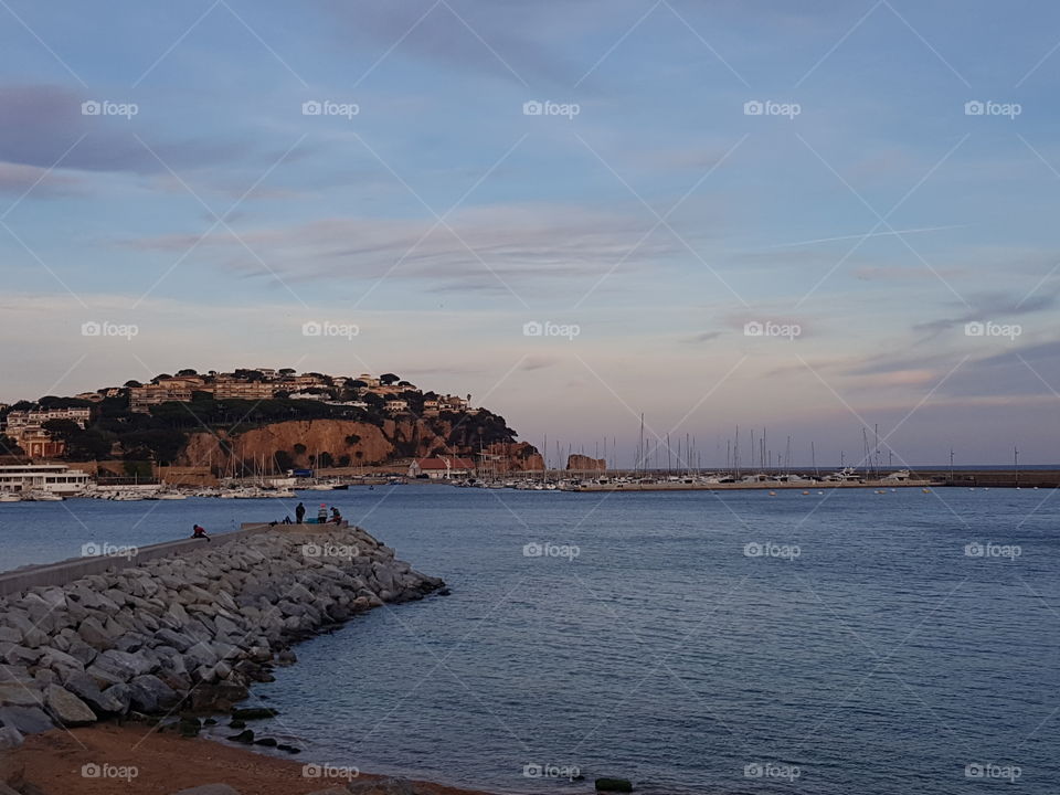 panorámica puerto maritimo