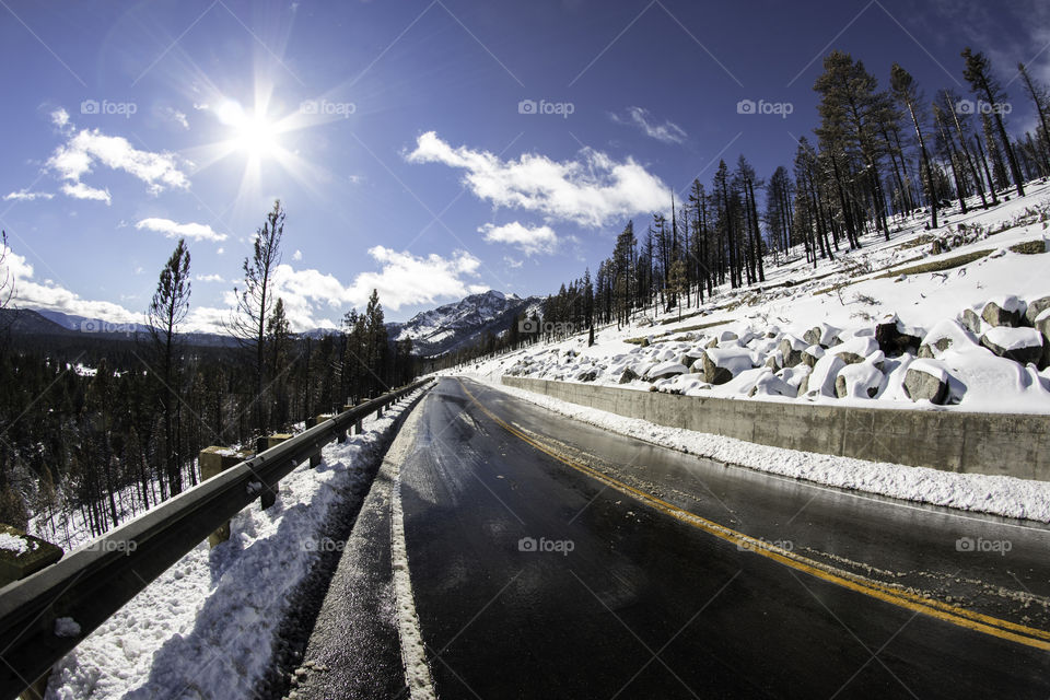 Snow, Winter, Road, Transportation System, Cold