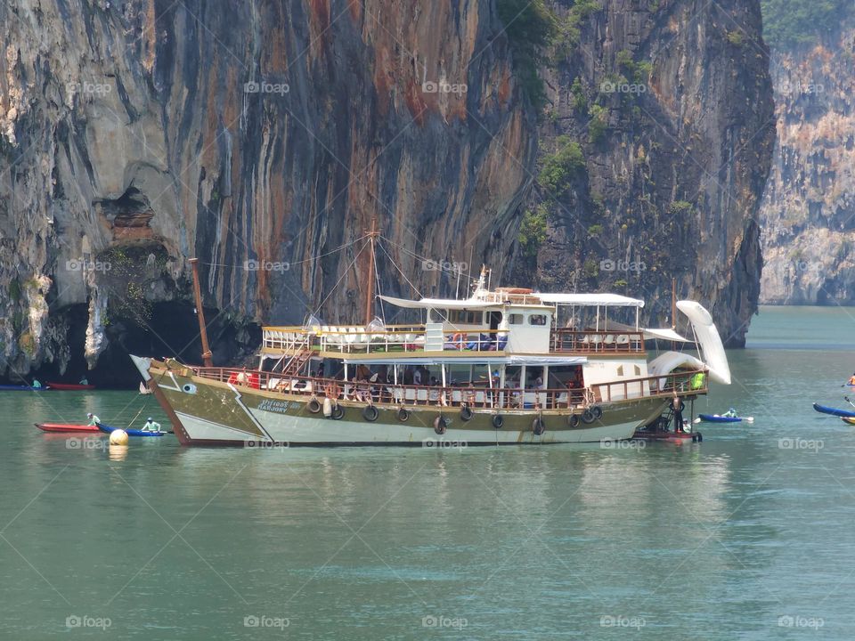 This traditional boat cruising in the Andaman Sea captured my eye because of its unique design and beauty that doesn't fade as it Age.