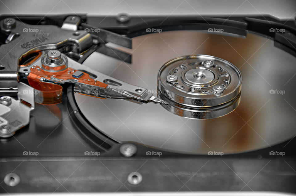 Inside the Hard drive