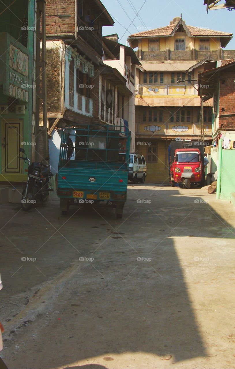 One of the streets of Pariej a village in Gujarat, Where I frequently visited my grandparents in India . 