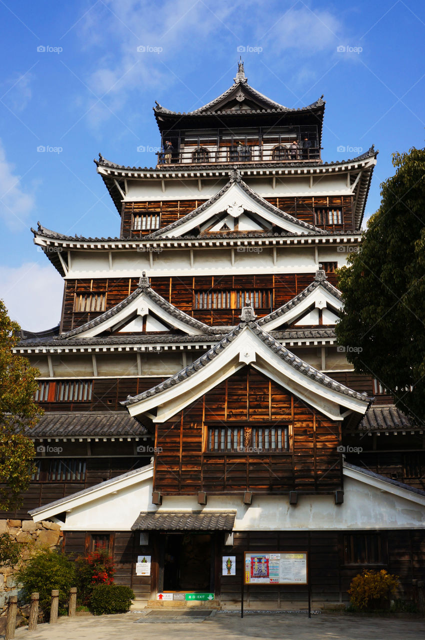 Japan. Hiroshima rijo castle