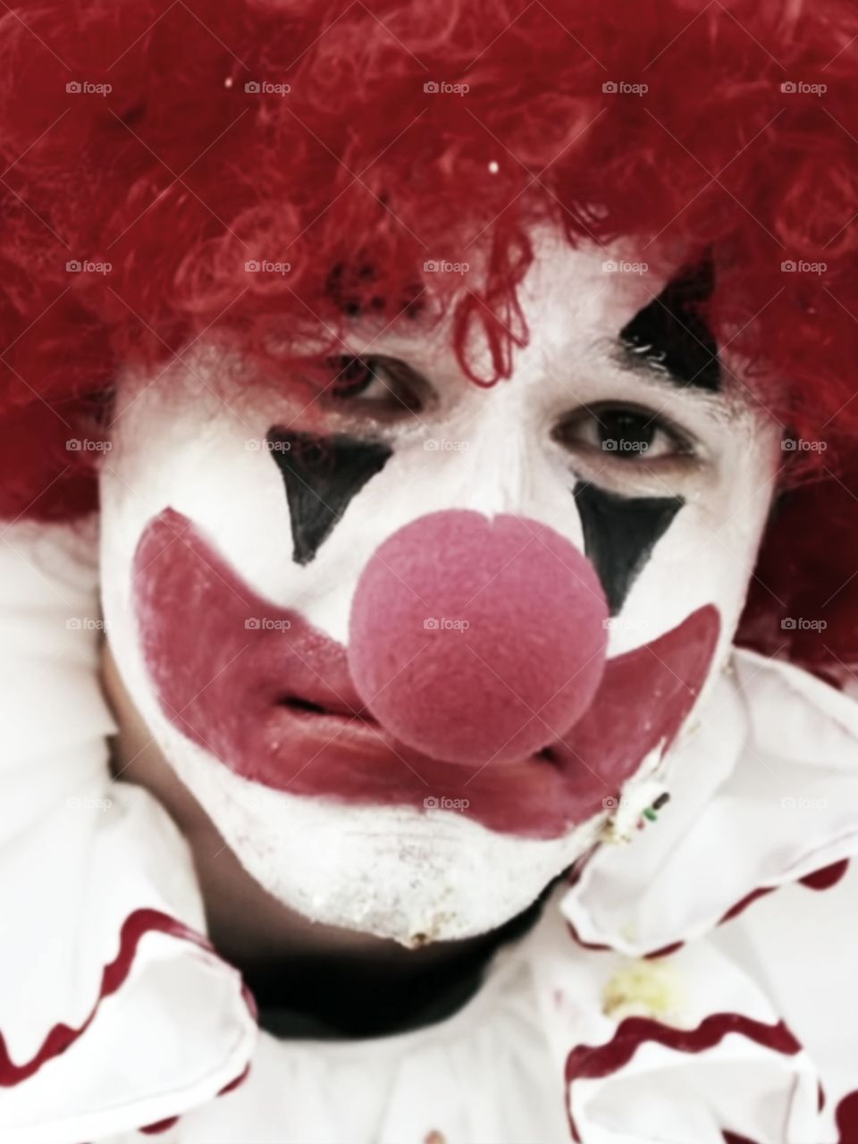 the sad clown