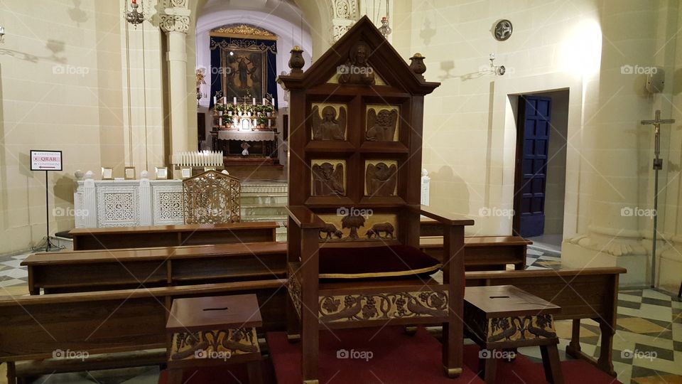 church chair