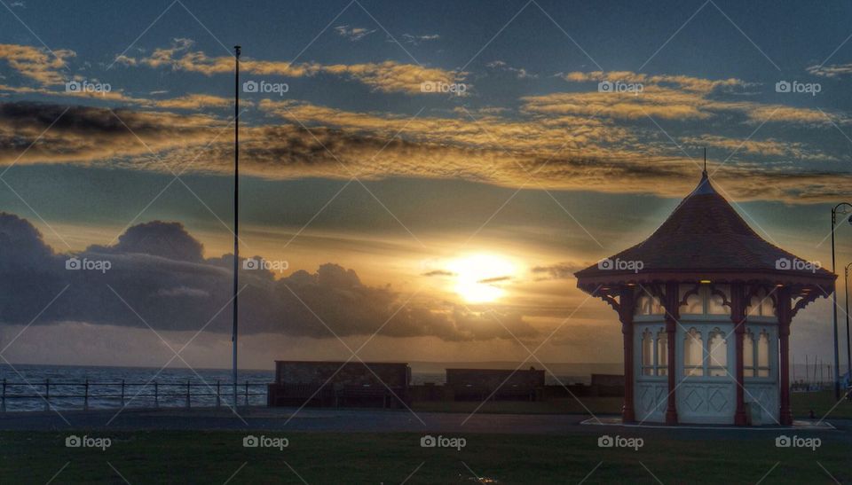 Sunset in Bexhill