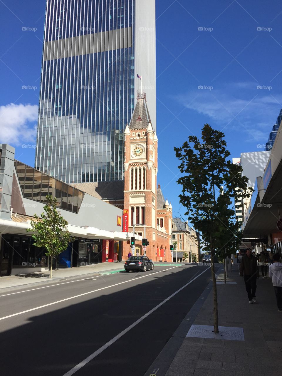Clock tower in Perth Australia 