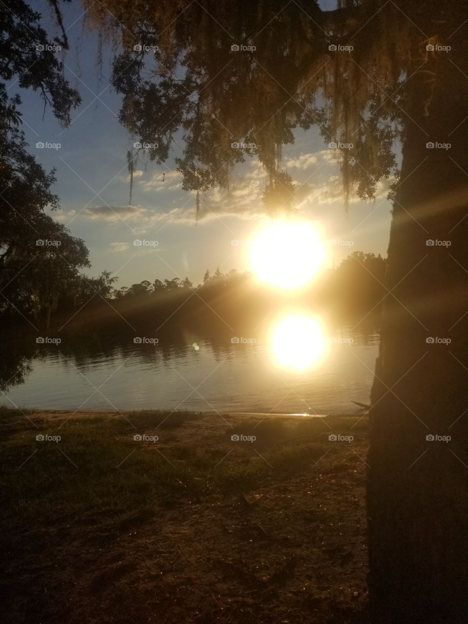 beautiful sunset  sunshine Pace Florida