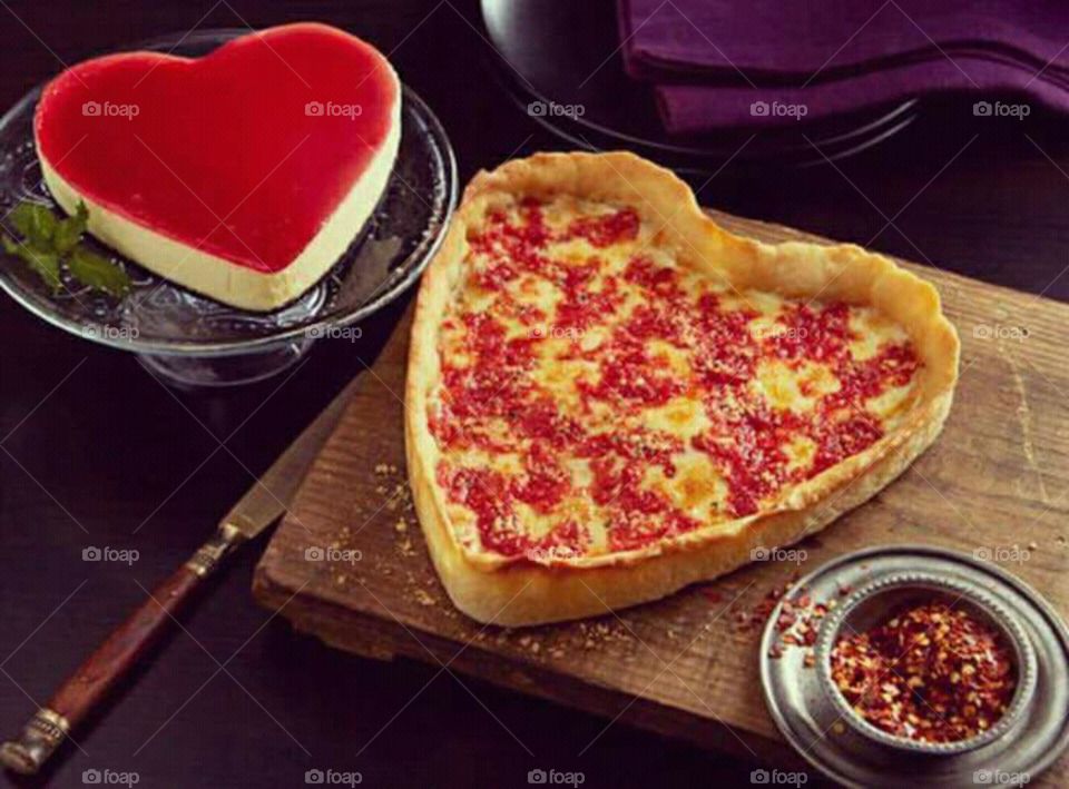love pizza triangle