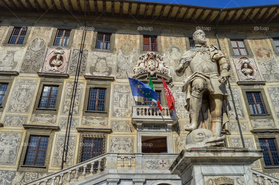 Palazzo della Carovana, en la Plaza de los Caballeros (Pisa - Italy)