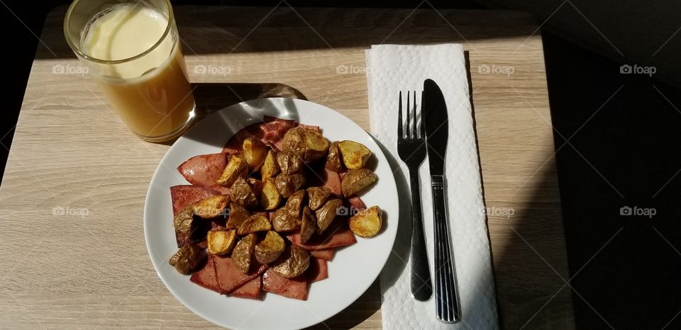 meat and potatoes