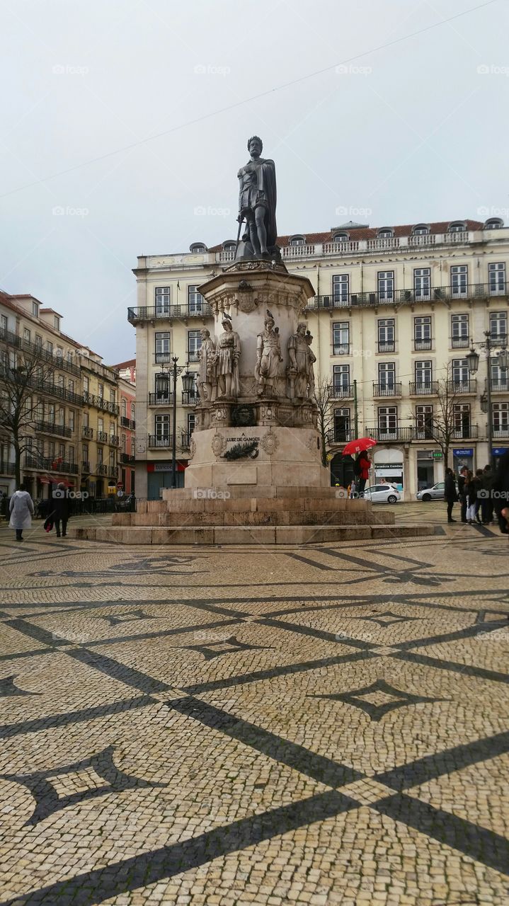 Lisbon on a rainy day