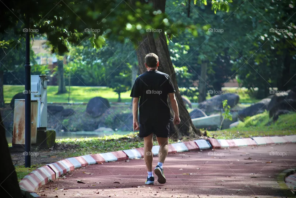 Man walking away 