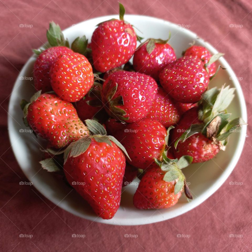 Strawberries are a source of the essential nutrient vitamin C which helps fight various viral and bacterial infections.