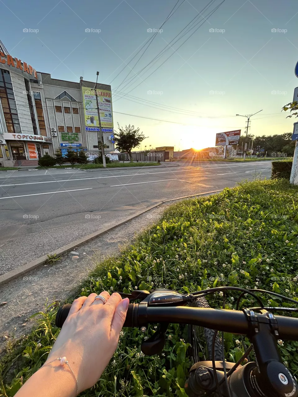 Sunny road