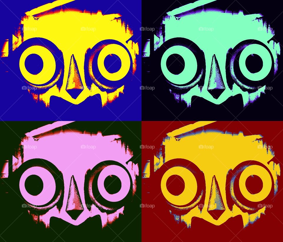 owl pop art