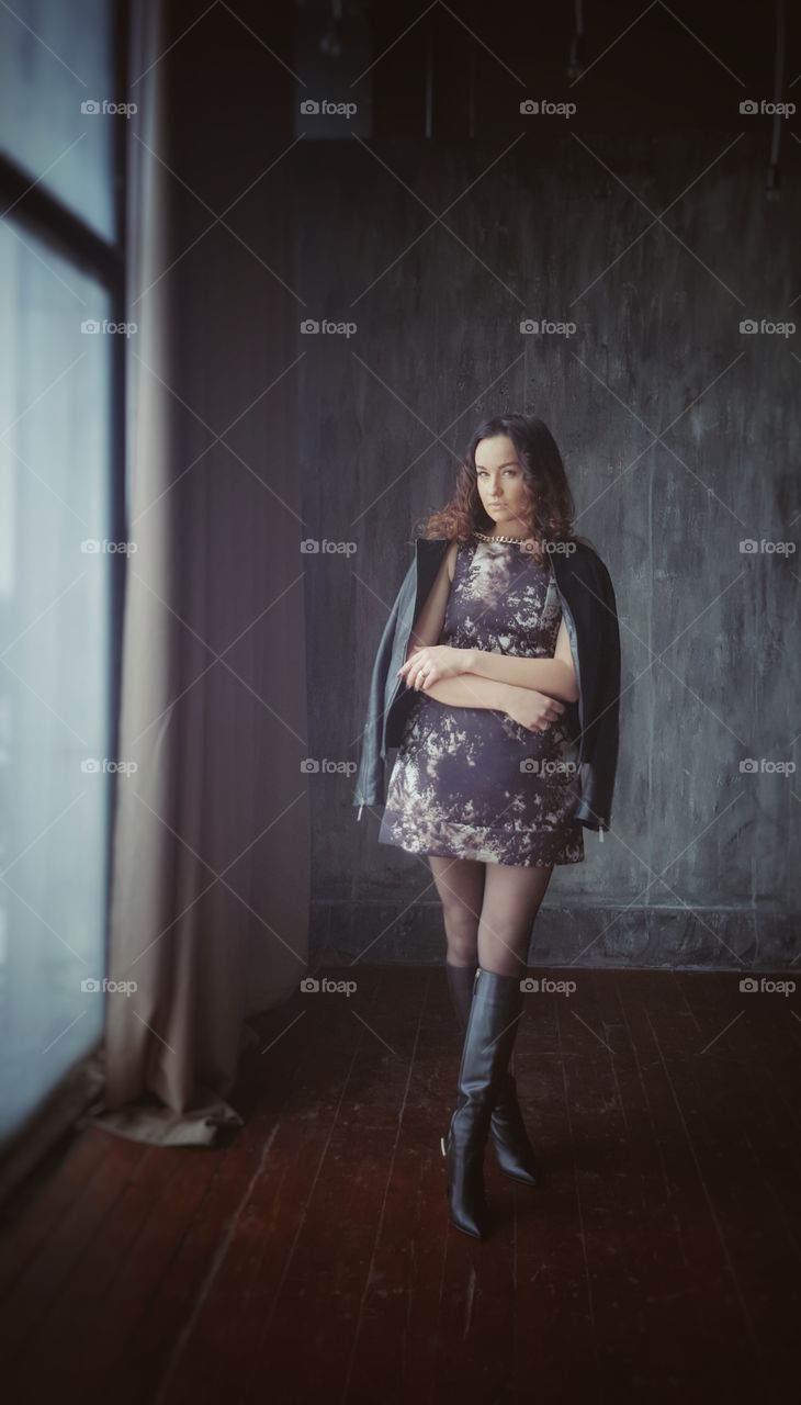 Portrait of a beautiful woman