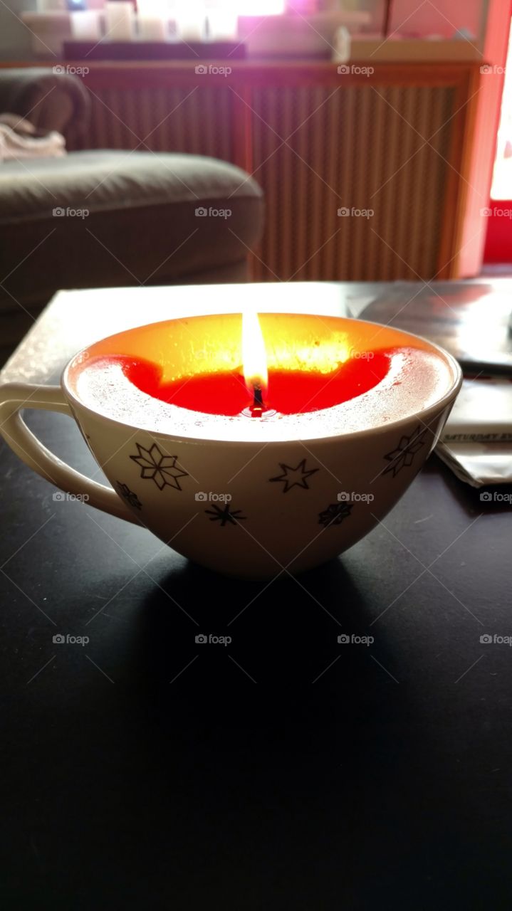 Tea Cup Candle Light