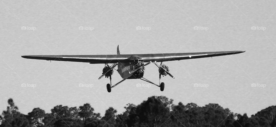 Ford Tri Motor Landing