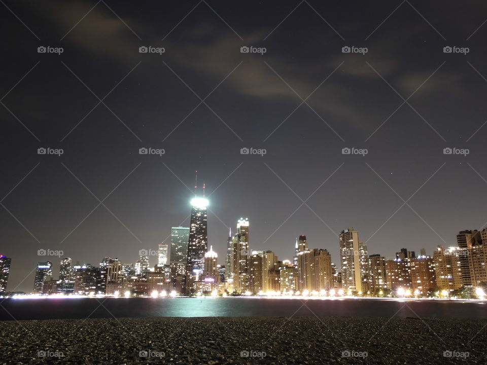 Skyline of Life. My favorite place at night to gather my thoughts north beach!