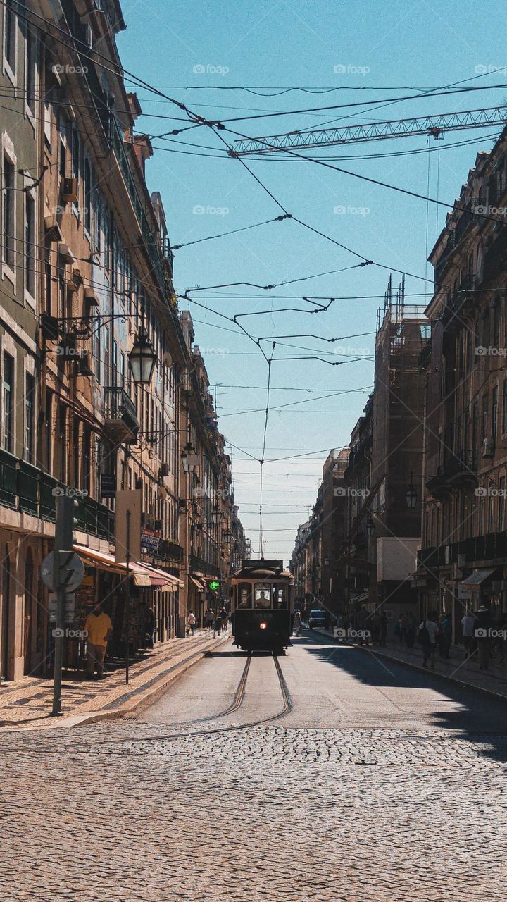 Riding in Lisbon, Portugal