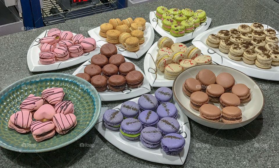 Macaroons party ...variety to serve..