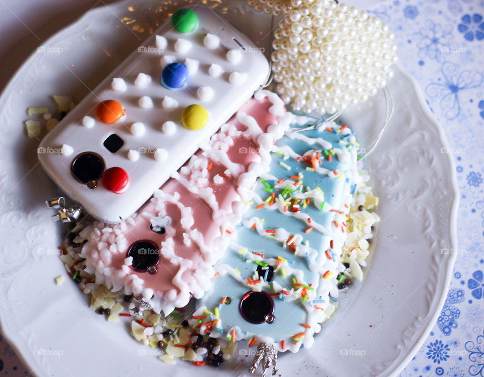 kawaii icecream smartphone dessert