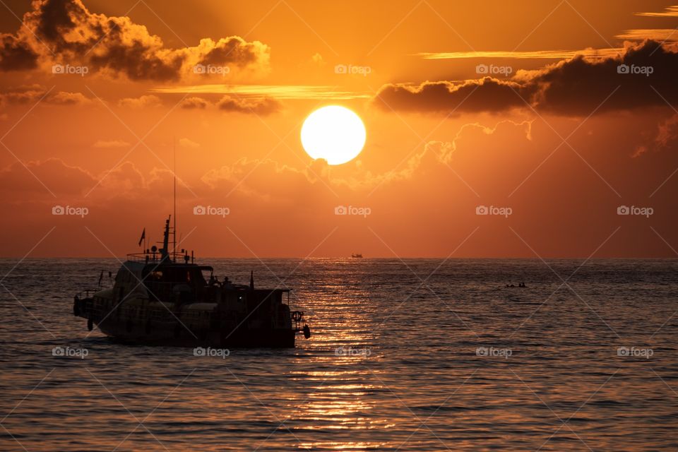 Beautiful sunset on the beautiful island ... Koh Lipe Thailand