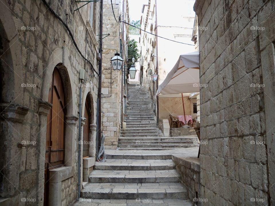 Alleyway. Dubrovnik