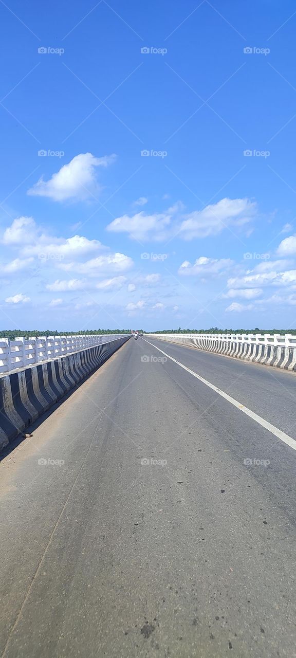 The Bridge of Godavari, in india
