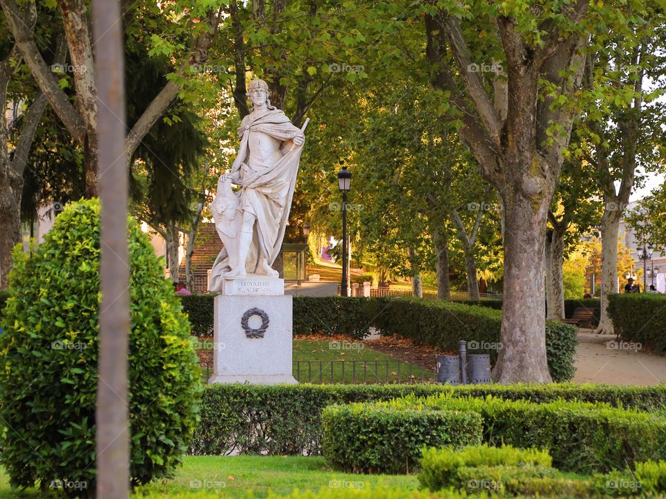 Statue by the Royal palace