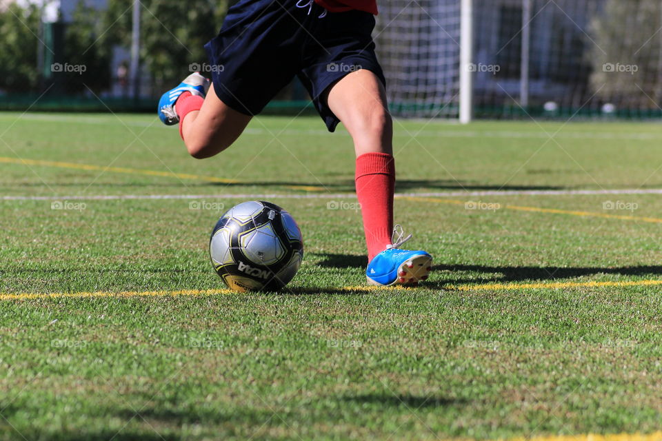 Soccer kick