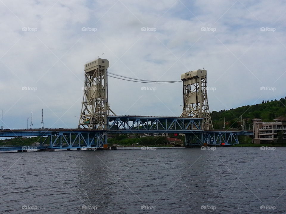 Houghton lift bridge. Connecting Hancock and the rest of the Keweenaw to the rest of the UP!