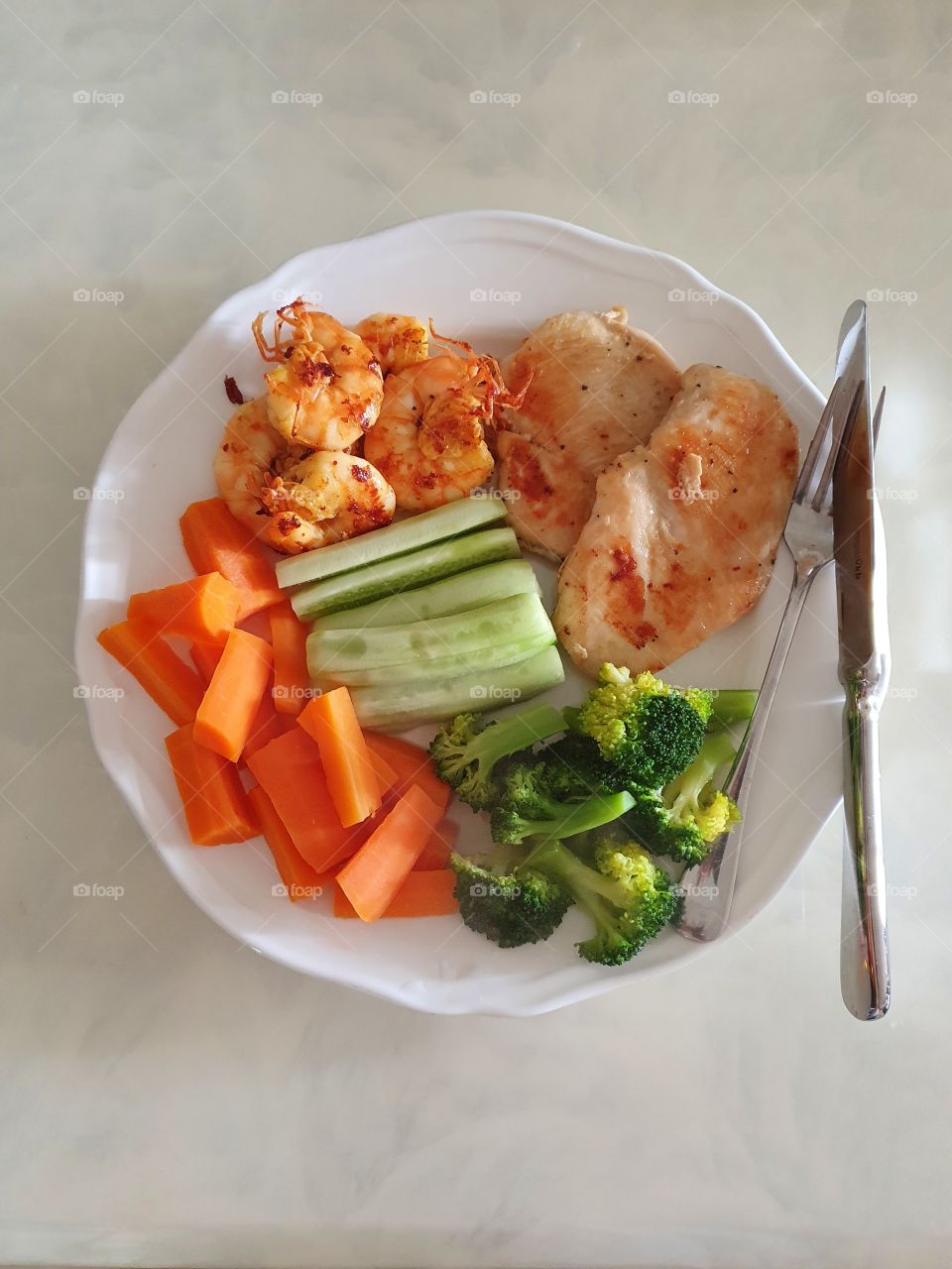 nice nutrition meal for diet and muscle building