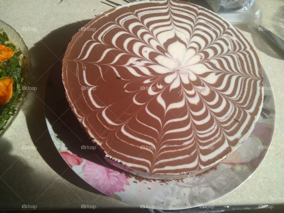 Тортик "птичье молоко"