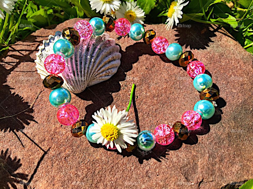 Turquoise and pink pearl bracelets! I 
