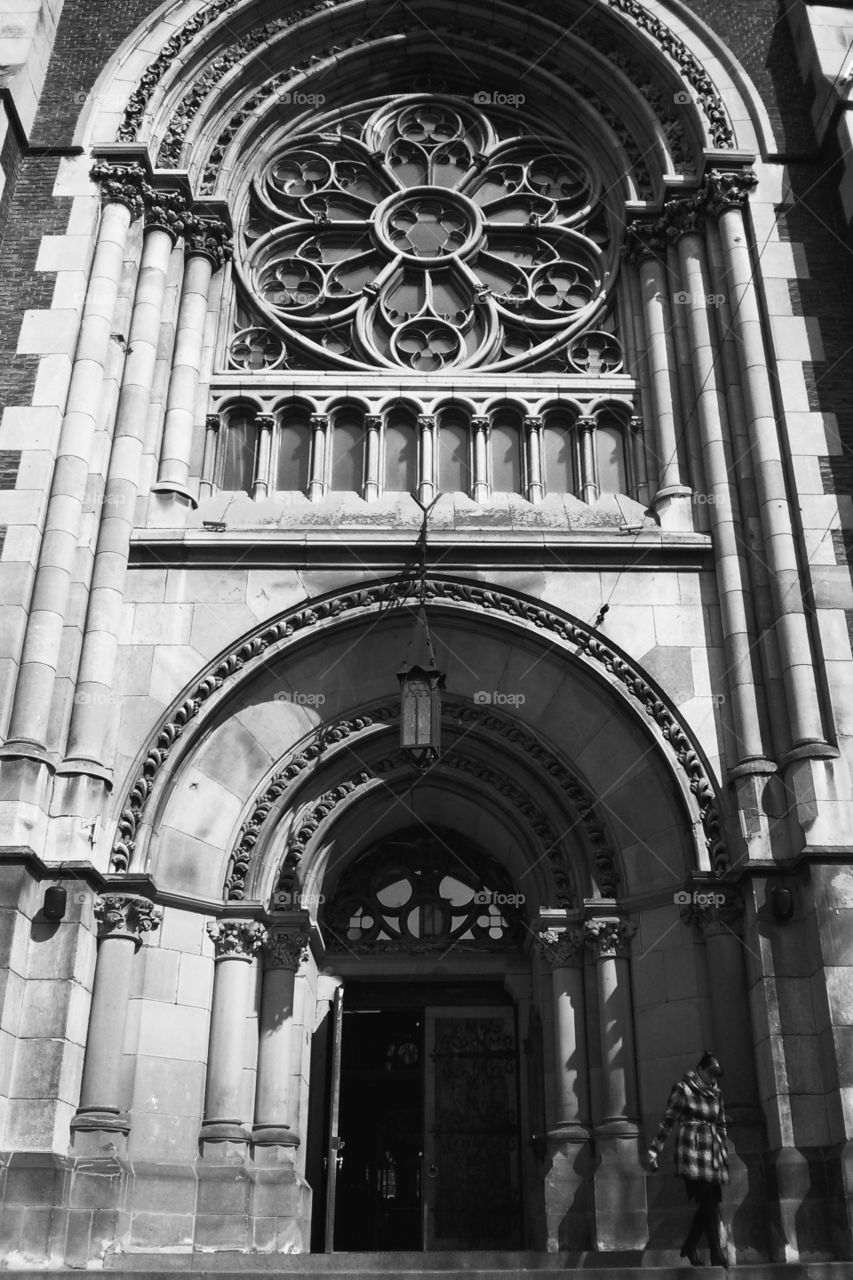 Gothic church. Gothic church in the Lviv, Ukraine