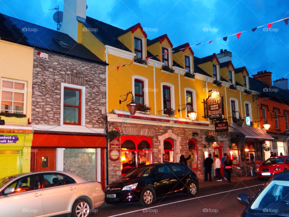 ireland pub twilight kenmare by kshapley