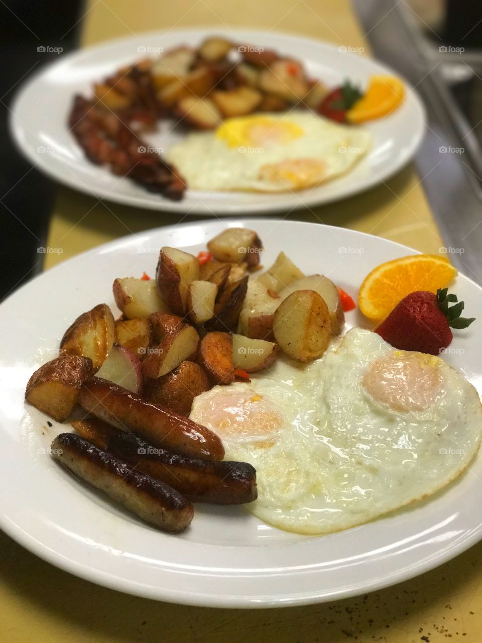 Eggs and home fries 