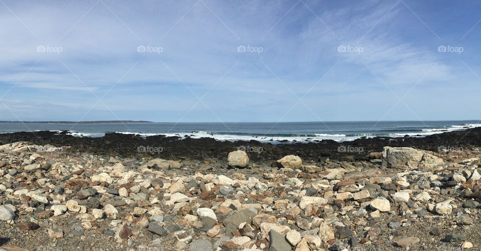 Rocky ocean 