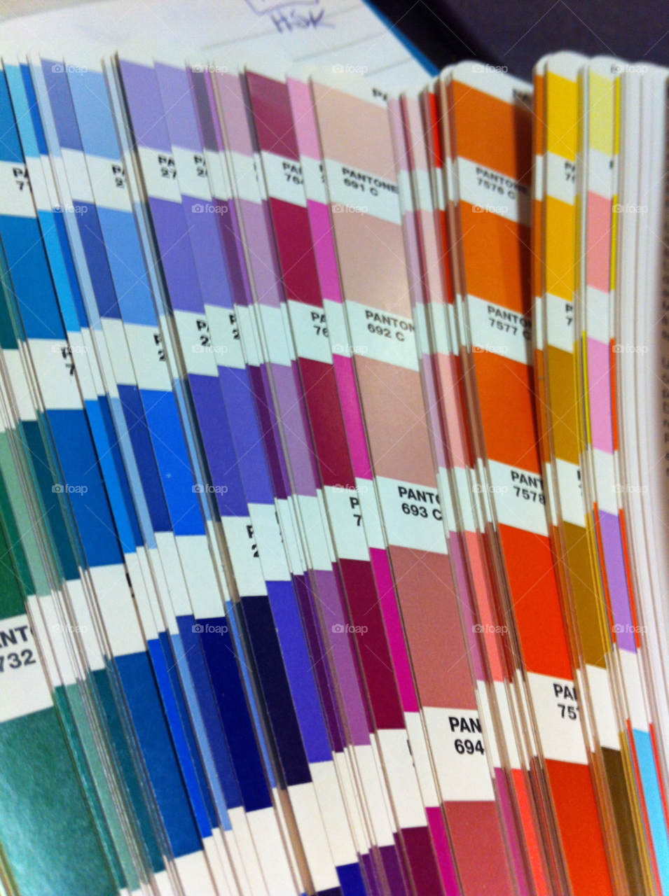 color pantone pms ad by Titania