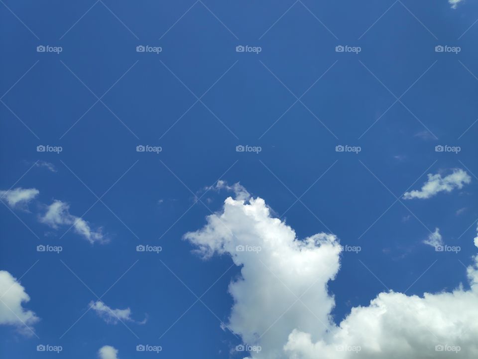 a image of blue sky