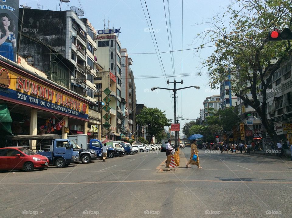 Yangon crossing