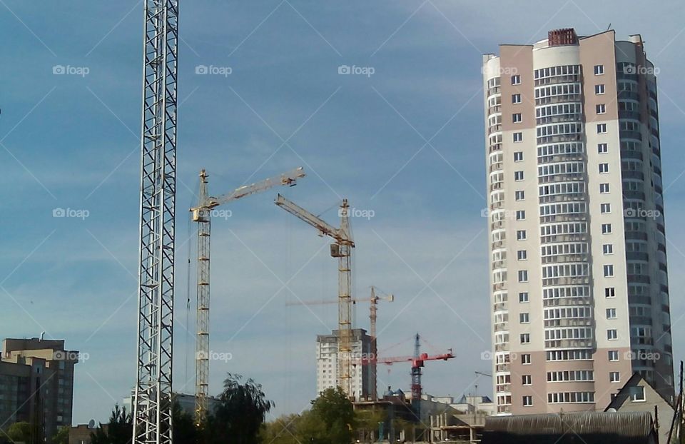 Architecture, Sky, Business, No Person, Steel