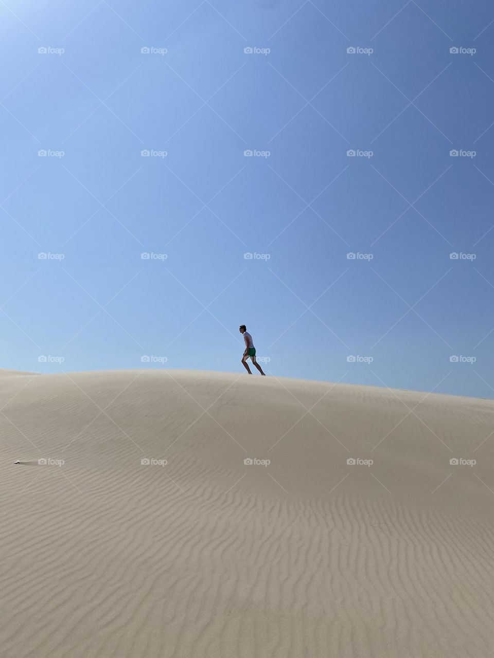 walking on a sand dune in denmark 🇩🇰