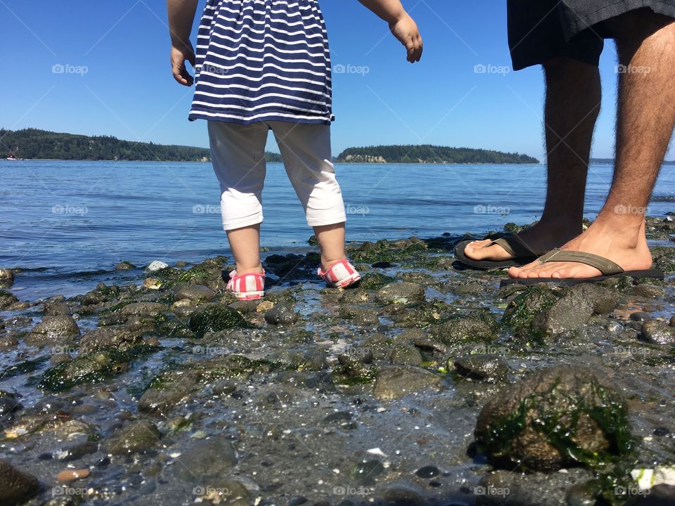 Water, Beach, People, Girl, Child