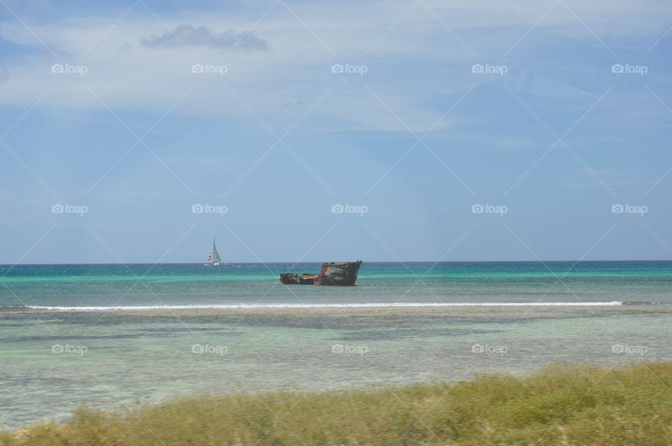 Beach in Aruba 