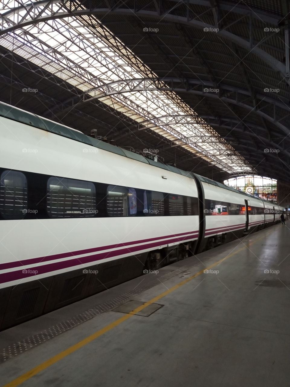 A train on perspective