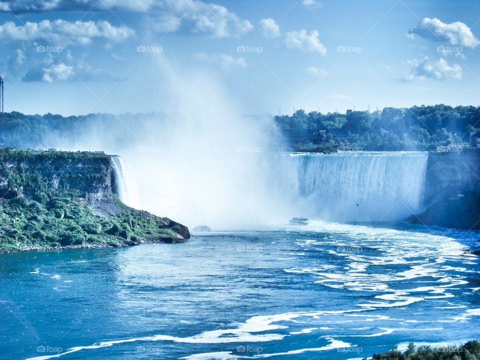 View of niagara waterfall